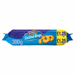 McVitie's Coconut Rings 300g ( Pack of 12 )
