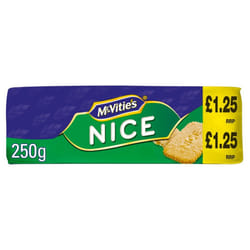 McVitie's Nice 250g ( pack of 12 )
