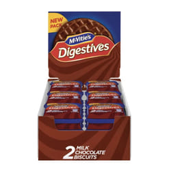 Mcvities Milk Chocolate Digestives 2 Packs Box Of 24