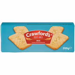 Crawfords Nice Biscuits - 12x200g