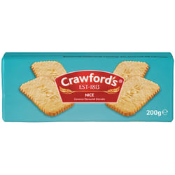 Crawfords Nice Biscuits - 12x200g
