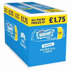 McVitie's Hobnobs The Oaty One Milk Chocolate 262g ( pack of 15 )