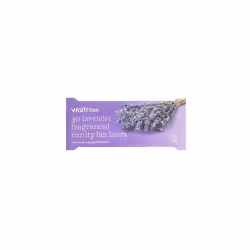 WAITROSE 40 Lavender Fragranced Vanity Waste Bin Liners, 445mm x 460mm, 10 Litres