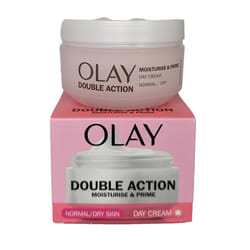 Olay Double Action Moisturiser Day Cream & Primer Normal Dry Skin Classic 50ml