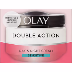 Olay Double Action Moisturiser Day Sensitive Cream And Primer Classic Care 50ml