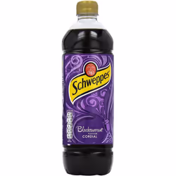 Schweppes Blackcurrant Cordial, 1L