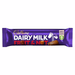 Cadbury Dairy Milk Fruit and Nut Chocolate Bar 49g (Pack of 48)