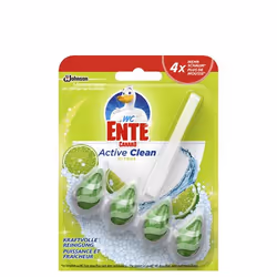 WC-Ente Active Clean, WC (toilet), Cleaner, Solid, Rim block, Citrus, Green, White