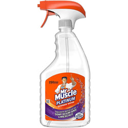 Mr Muscle Platinum Shower Shine Spray 750ml, Pack of 6