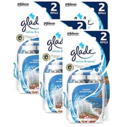 8 x Glade Sense and Spray Refill 18ml - Ocean Adventure