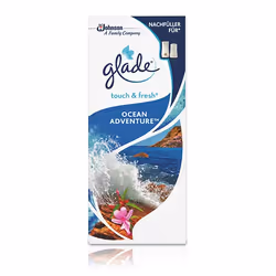 Glade by Brise Touch & Fresh Ocean Adventure, Automatic spray, liquid, Citrus, Ocean, Bottle, 10 ml