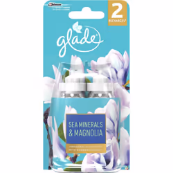 2 x Glade Sense and Spray Refill 18ml - Sea Minerals & Magnolia