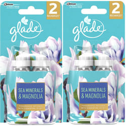 4 x Glade Sense and Spray Refill 18ml - Sea Minerals & Magnolia