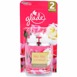 2 x 18ml Glade Sense and Spray Refill - Pink Rose & Meringue