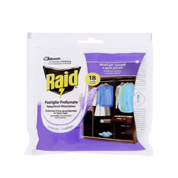 Raid Clothe Anti Moth Levander perfume Repellent - 1 Pack of 18 Sachet