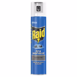 Raid Fly & Wasp Killer Aerosol - 300ml (Pack of 6)