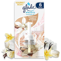 6 x 20ml Glade Electric Plug In Refill - Romantic Vanilla Blossom