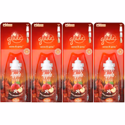 4 x Glade Sense and Spray Refill 18ml, Inspired by Disney's Frozen 2 - Spiced Apple Kiss
