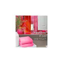 Touch & Fresh Air Freshener Holder and Refill, Touch Activated Odour Eliminator for Bathroom & Home, Tropical Blossoms, 1 Starter Kit, (1 x Holder and