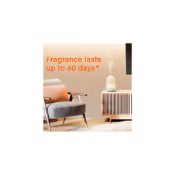 Glade Essential Oil Diffuser Holder & Refill, Cool Mist Aromatherapy Diffuser & Air Freshener for Home, Pure Happiness with Orange & Neroli Scent