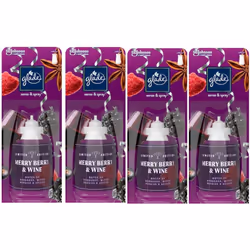 4 x 18ml Glade Sense and Spray Refill - Merry Berry & Wine