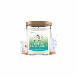 Glade Extra Large Scented Candle, Gift, Home DÃ©cor Jar Candle Infused with Essential Oils, Long Burning Time, Seaside Beach  ...