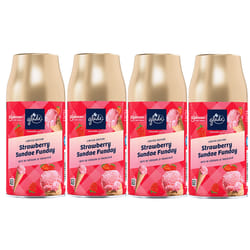 4 x Glade Automatic Spray Refill 269ml - Strawberry Sundae Funday