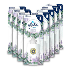 Sense & Spray Air Freshener Refill, Motion Activated Automatic Room Spray and Odour Eliminator for Home, Eucalyptus and Lavender, 8 Refills (8 x 18ml)