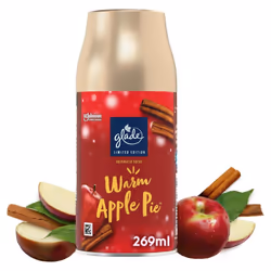 4 x Glade Automatic Spray Refill 269ml - Warm Apple Pie