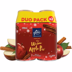 2 x Glade Automatic Spray Refill 269ml - Warm Apple Pie