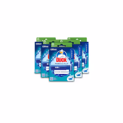 Fresh Discs Blue Starter Kit, Long-Lasting Gel Toilet Bowl Cleaner, Fights Stains & Limescale, Blue Water Effect, Azure Lagoo ...