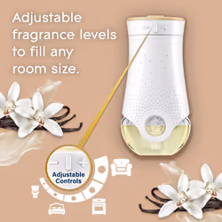 Plug in Air Freshener Refill, Electric Scented Oil Room Air Freshener, Vanilla Blossoms, 6 Refills (6 x 20ml)