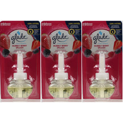 3 X Glade Electric Plug In Refill - Bubbly Berry Splash
