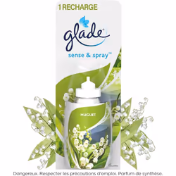 1 x Glade Sense and Spray Refill 18ml - Muguet (Lily of the Valley)