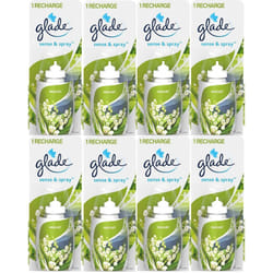 8 x Glade Sense and Spray Refill 18ml - Muguet  (Lily of the Valley)