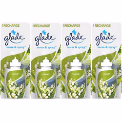 4 x Glade Sense and Spray Refill 18ml - Muguet (Lily of the Valley)