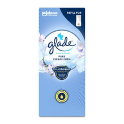 Touch & Fresh Air Freshener Refill, Touch Activated Odour Eliminator for Bathroom & Home, Clean Linen, Pack of 12 (12 x 10ml)