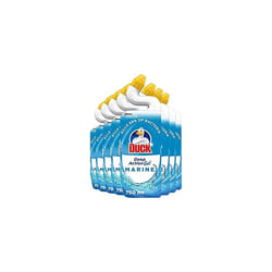 Duck Liquid Toilet Cleaner, Deep Action Gel , Marine, 750 ml, Pack of 8