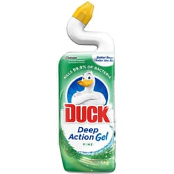 Duck Toilet Bowl Cleaner Liquid, Deep Action Gel, Pine, 750 ml