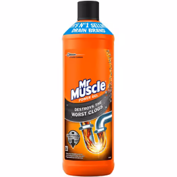 Mr Muscle Drain Unblocker, Drain Cleaner Power Gel, 1 Litre