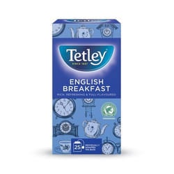 Tetley English Breakfast Tea Bags Individually Wrapped and Enveloped (