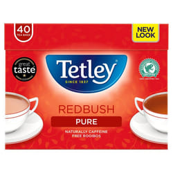 Tetley Redbush Tea Bags x40 ( pack of 6 )