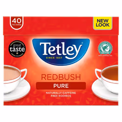 Tetley Redbush Tea Bags x40 ( pack of 6 )