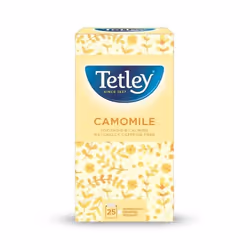 Tetley Camomile Tea Bags Individually Wrapped and Enveloped (Pack 25)