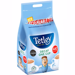 Tetley Decaf One Cup Tea Bags - 1x440