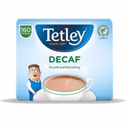 Tetley Decaffeinated Tea Bags (Pack 160) - A06070