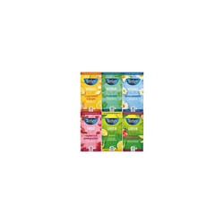 Tetley Mixed Variety Fruity String & Tag Envelopes 3x2x25s, Assorted, Pack of 6 x 25