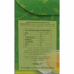 Tetley Green Tea Bags, Lemon, 50 Count(Pack of 6), 300 Count