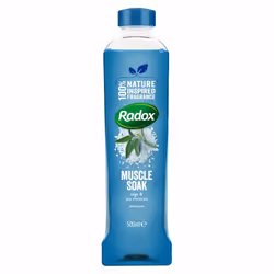 Radox 100% Nature Inspired Fragrance Bath Soak, Muscle Soak, 6 Pack