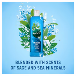 Radox Mineral Therapy Bath Soak Muscle Soak, 3x1L
